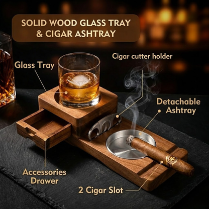Cigar and Whisky Holder