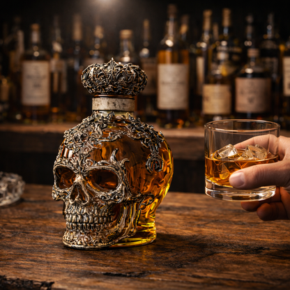 Whiskey Bottle - Skull Edition