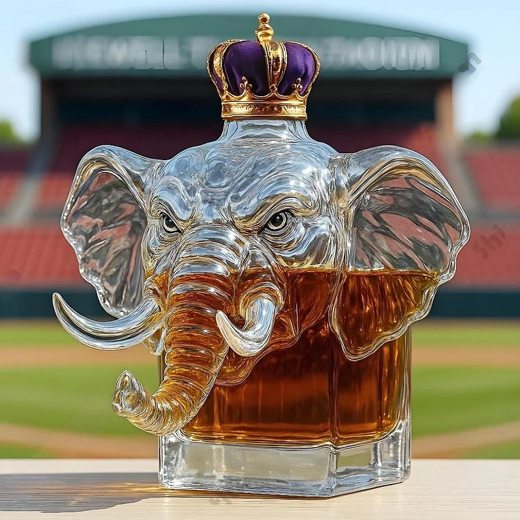 Elephant Crown Royal Whiskey Bottle