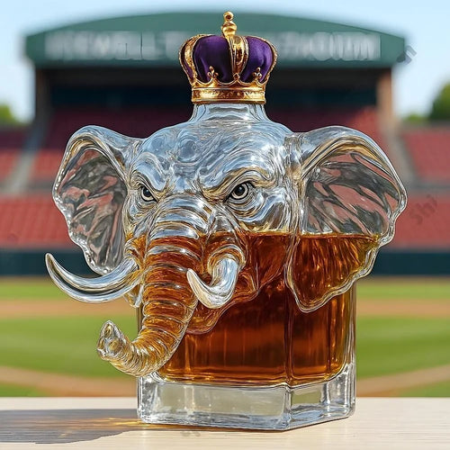 Elephant Crown Royal Whiskey Bottle